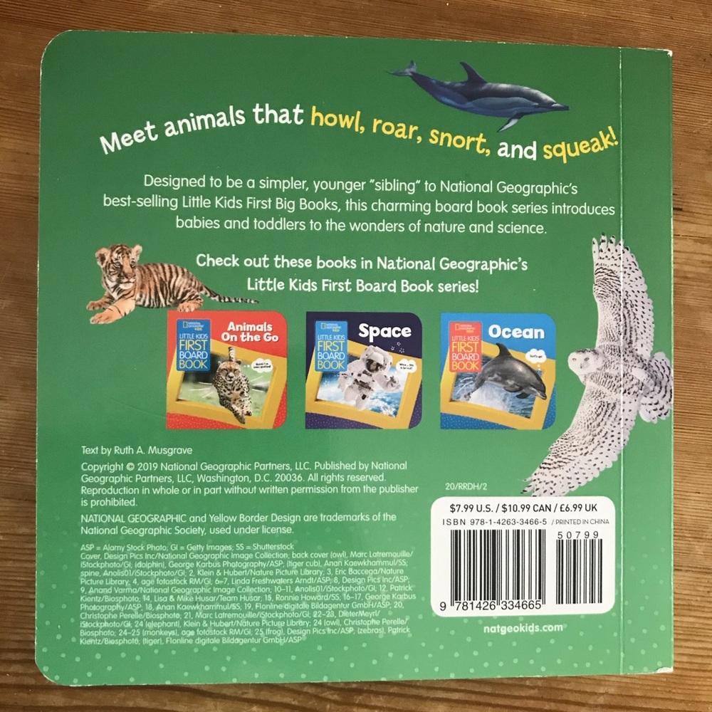 Board Books Lot 3 Panda Nat Geo Chicka Boom Alpha - Picture 8 of 14